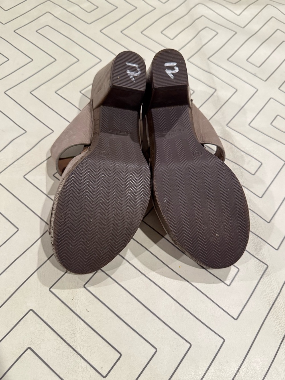 Dansko Brown Platform Sandals - Picture 10 of 14